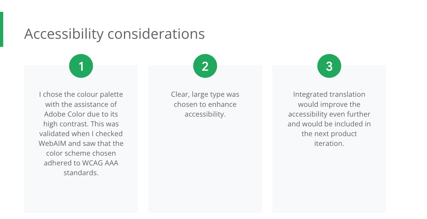 Accessibility Considerations